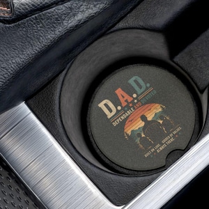 Soapstone Car Coaster|DAD|Dependable and Devoted