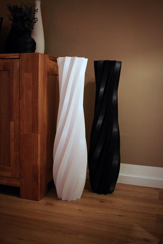 Riesige 3D Druck Vase 80cm Bodenvase