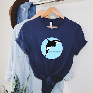 Orca Whale T-Shirt: Funny Inappropriate Humor, Soft Cotton Unisex Tee