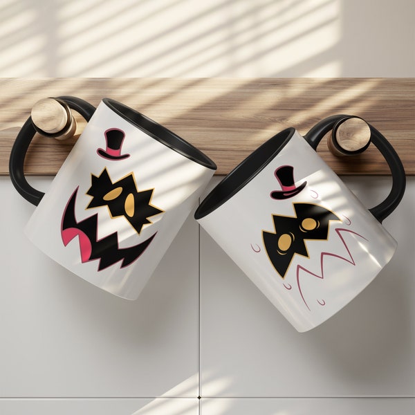 Egg Bois - Hazbin Hotel Mug with 2 expressions