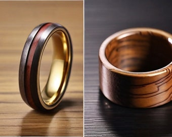 Unique wooden ring • Extra thin wooden rings for women • Minimalist ring for women • Wooden ring for women • Handmade