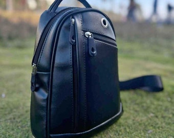 Bolso de cuero para hombre.