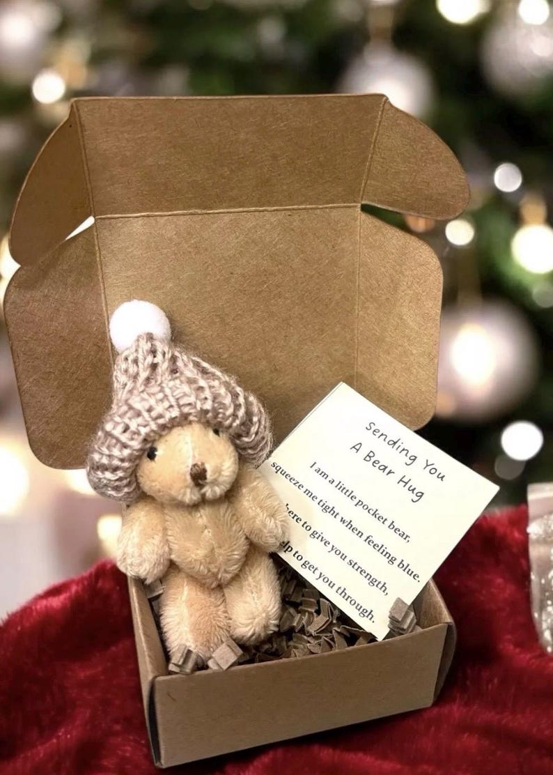 pocket bear hug  welbeing gift mental health gift