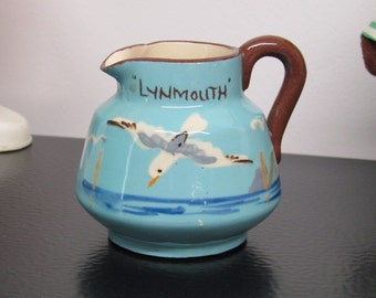 Crémier « Lynmouth » Royal Watcombe Torquay Ware vintage Mouettes