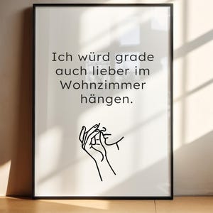 Lustiges Badezimmer Poster | Minimalistische Gäste-WC Deko | Witzige Toiletten-Wandkunst | Humorvolle Line-Art fürs Bad | Digitaler Download