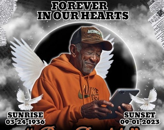 Plantilla editable de volante conmemorativo