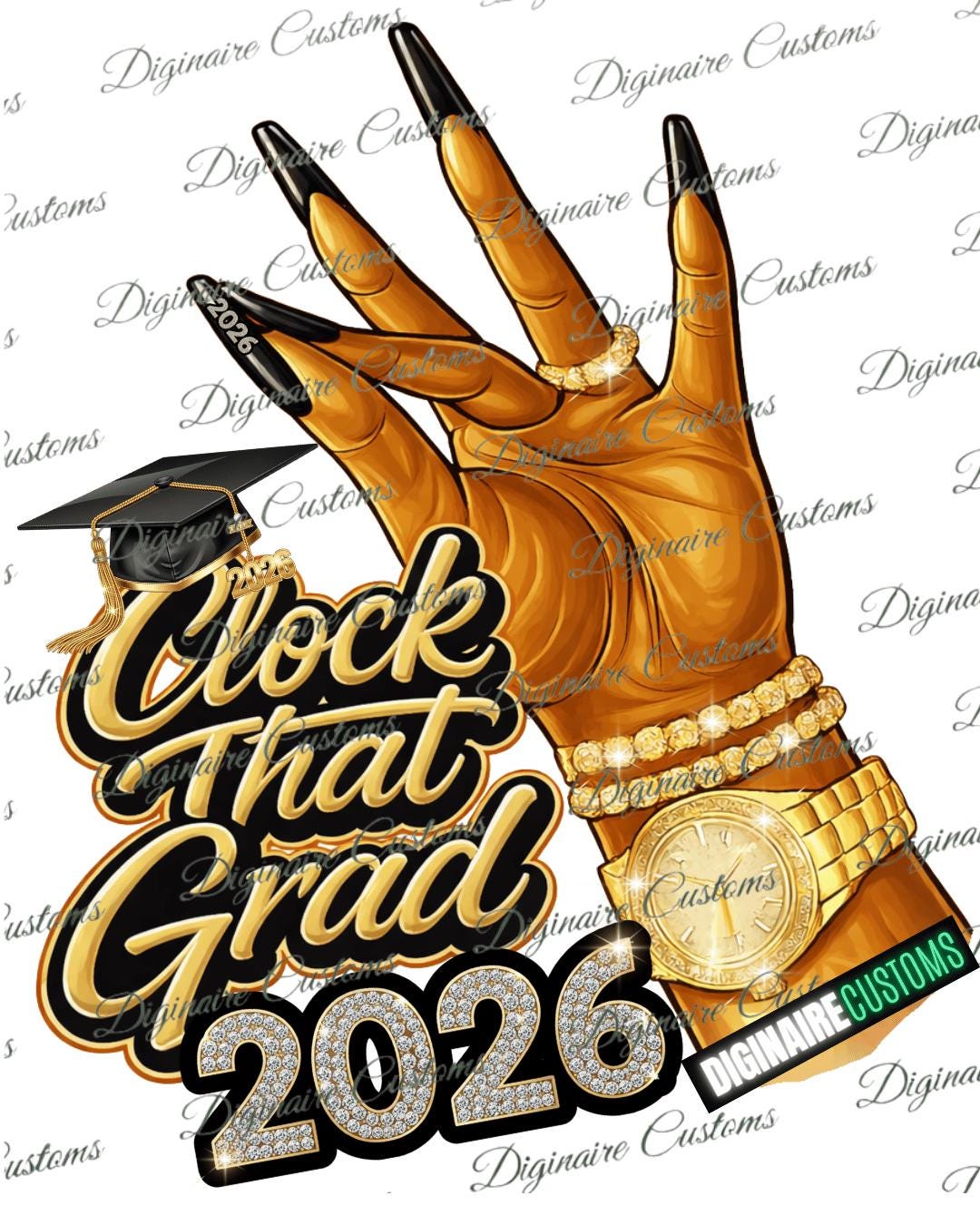 Clock That Grad 2026 PNG, Graduation Shirt Design, Senior 2026 PNG ...
