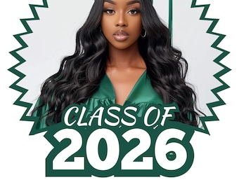 Plantillas editables de abanicos de graduación