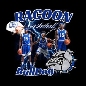 Basketball Theme T-Shirt Editable Design Template Royal Blue - Canva