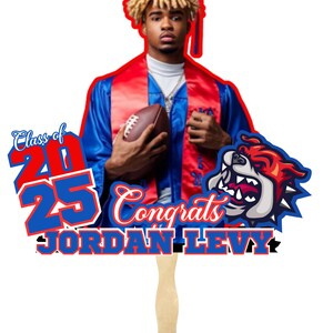 Bearbeitbare Graduation Fan Bundle-Vorlagen - 5 Fans