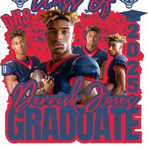 Editable Graduation T-Shirt Design Template
