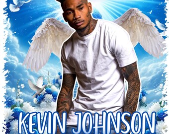 Plantilla de Canva para diseño de camiseta conmemorativa (azul y blanca)