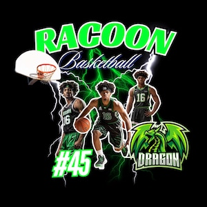 Basketball Theme T-Shirt Editable Design Template Neon Green - Canva