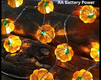 Decorazioni Zucca LED - 4 Pezzi Per Halloween E Autunno