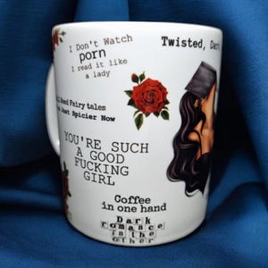 Dark Romance Reader Mug |  Book Lover Gift | Literary Gift | Bookish Coffee Mug | Reader Gift | Smut Readers Mug | Smutty Book Club |
