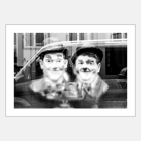 Poster "Laurel & Hardy" - Berlin, Deutschland 2011 - DIN A3 (297 x 420mm)