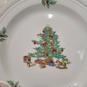 Christmas Dinner Plates (4) Holiday Hostess