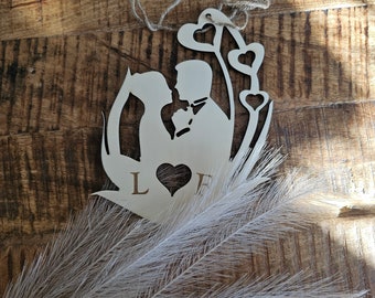 Wedding decoration personalized made of wood | Cake topper | Caketopper