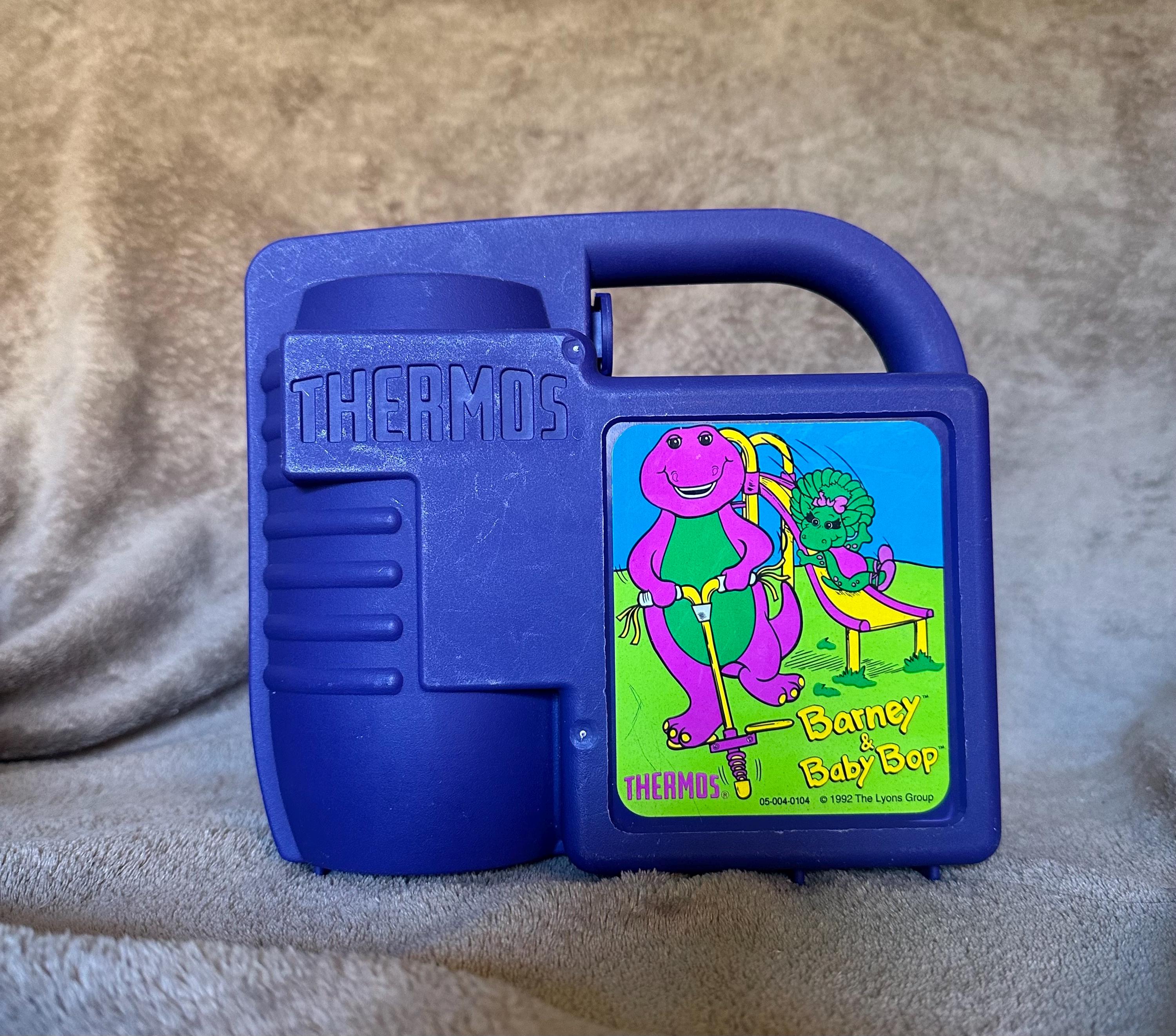 58.Barney&Friends サーモス　ランチボックス　バーニー＆フレンズ 58.Barney&Friends サーモス ランチボックス バーニー＆フレンズ