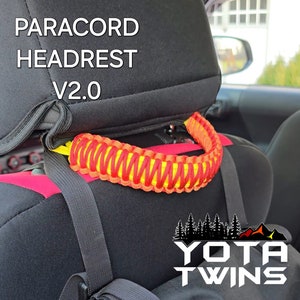 Paracord Headrest Grab Handle V2.0 (Pair)
