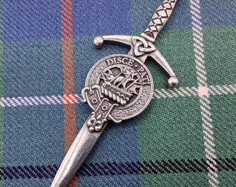 Clan Duncan Clan Crest Kilt Pin - Made in Scotland - Quality Pewter Pin Brooch Badge