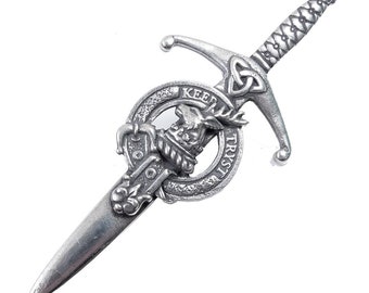 Clan Sempill Clan Crest Kilt Pin - Made in Scotland - Quality Pewter Pin Brooch Badge