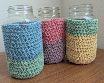 Crochet Jar Cover Cotton Yarn