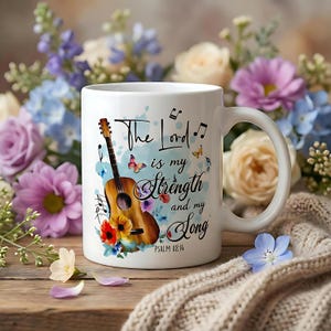 Op geloof geïnspireerd cadeau voor muzikanten Mok van 11 oz