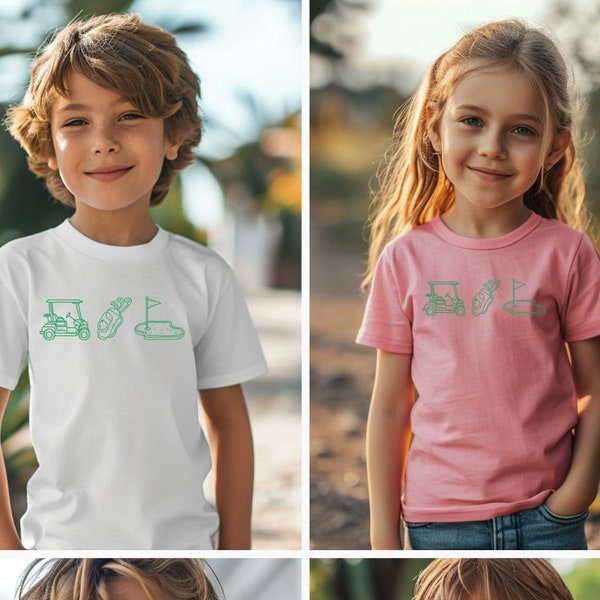 Kid Golf Shirt, Masters Kid Golf Shirt, Boy Golf Shirt, Girl Golf Shirt, Kid Master Shirt, Gift for boys, Child Golf Tee, Gift for Girls