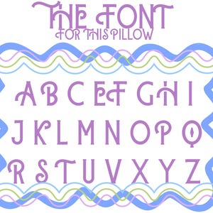Personalized Lumbar, Dorm Room Pillow, Trendy Accent Pillow, Trendy Chic Pillow, Preppy Dorm Decor, Trendy Chic Décor, custom sororitygift image 5