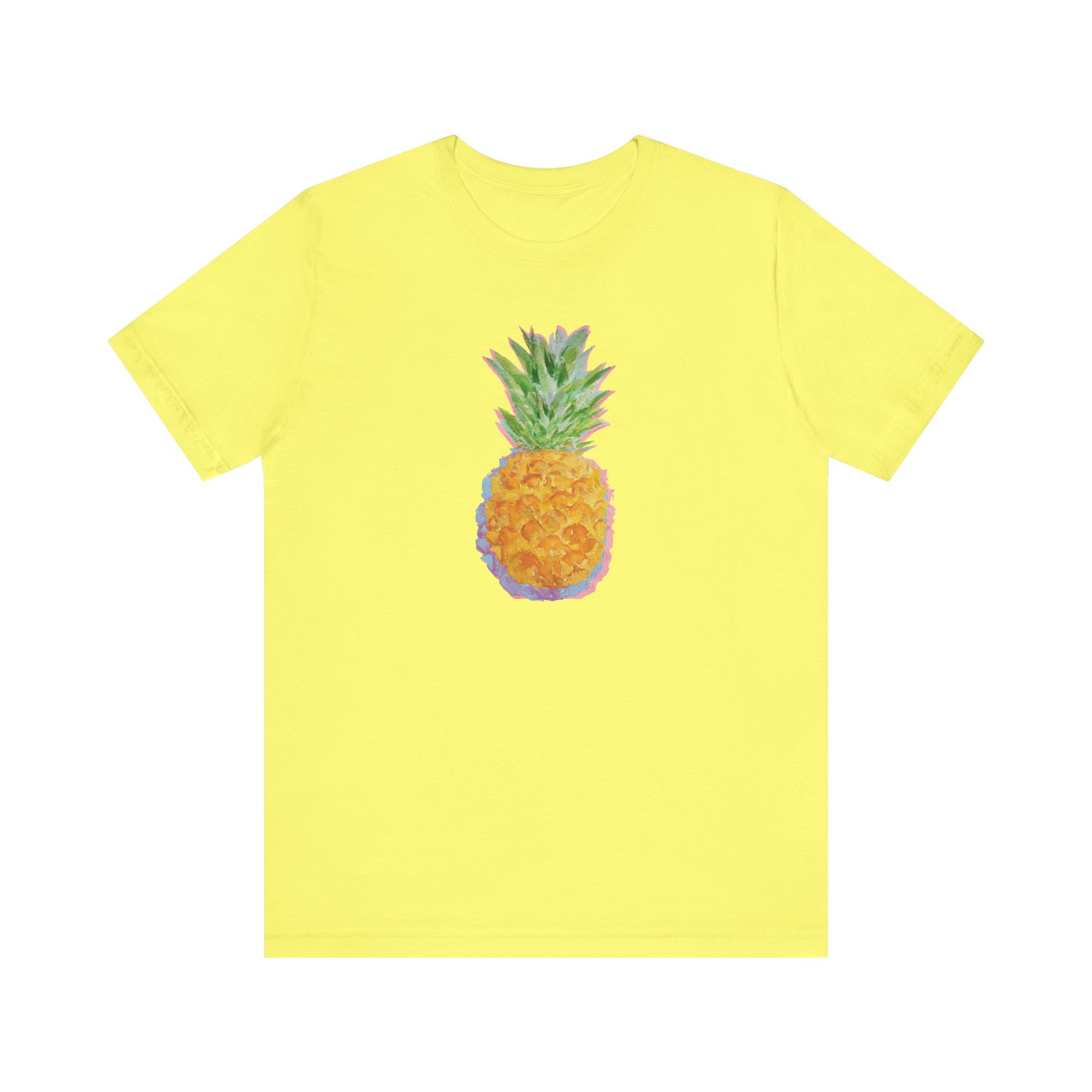 Watercolor Pineapple Shirt, Tropical Tee, Vacation Shirt, Beachy Vibes ...
