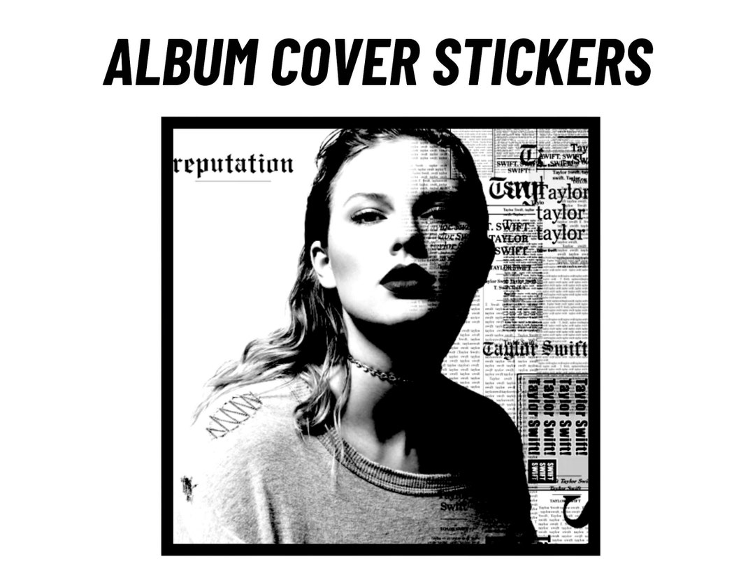 Taylor Swift Reputation Album Cover Sticker Durable, Handmade ...