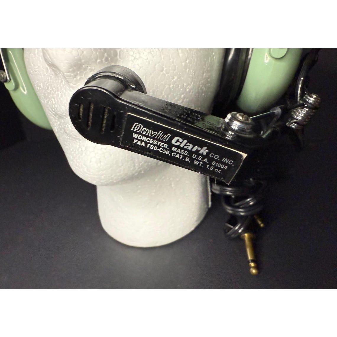 David Clark H10-30 Aviation Headset Dual Plug With Microphone, foto 2 di 5