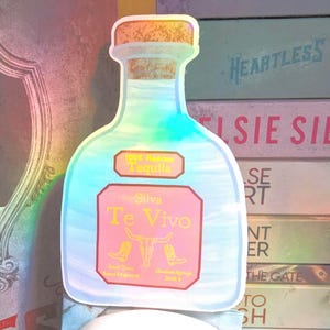 Te Vivo Tequila // Reckless Theo and Winter // Chestnut Springs Drink Sticker Collection // Officially Licensed Elsie Silver Merchandise