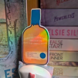 Hot Tub Bourbon // Heartless Cade and Willa // Chestnut Springs Drink Sticker Collection // Officially Licensed Elsie Silver Merchandise