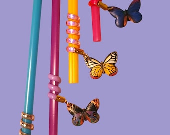4pck Ziggle Charms Butterfly - Multicolor
