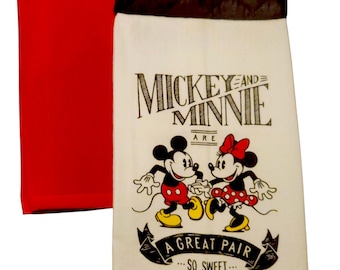 Themed  Kitchen Set, Peek-a-boo! MM inspired: Handmade Hanging Oven Towel - Machine Sewn