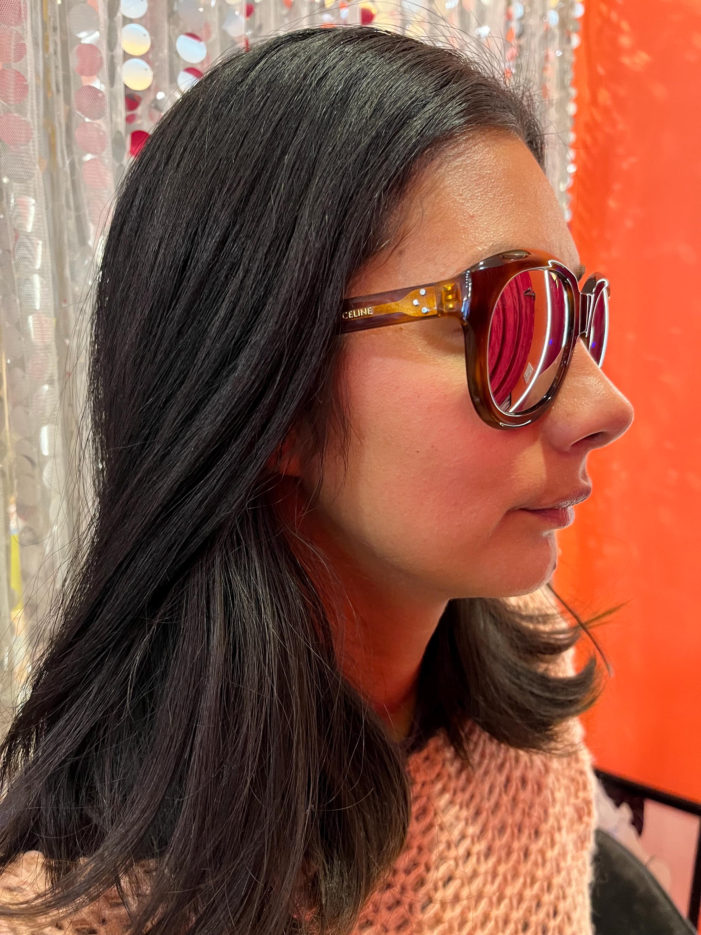 CELINE EYEWEAR
Oversized tortoiseshell-acetate sunglasses 100% AUTHENTIC CELINE EYEWEAR Oversized butterfly-frame tortoiseshell  main image 2