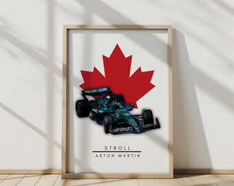 Lance Stroll Canada GP Print: Aston Martin F1 Wall Art (Digital Download)