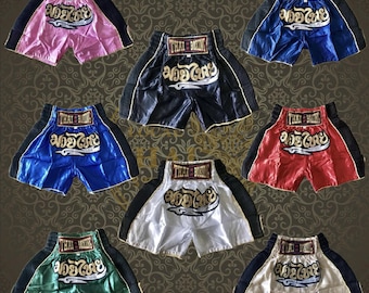 Pantalones cortos de fitness para muay thai: equipo de entrenamiento elegante y cómodo