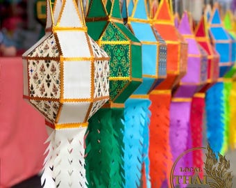 Lanna-lantaarns 6 inch The Wisdom of Lanna tot hedendaags handwerk