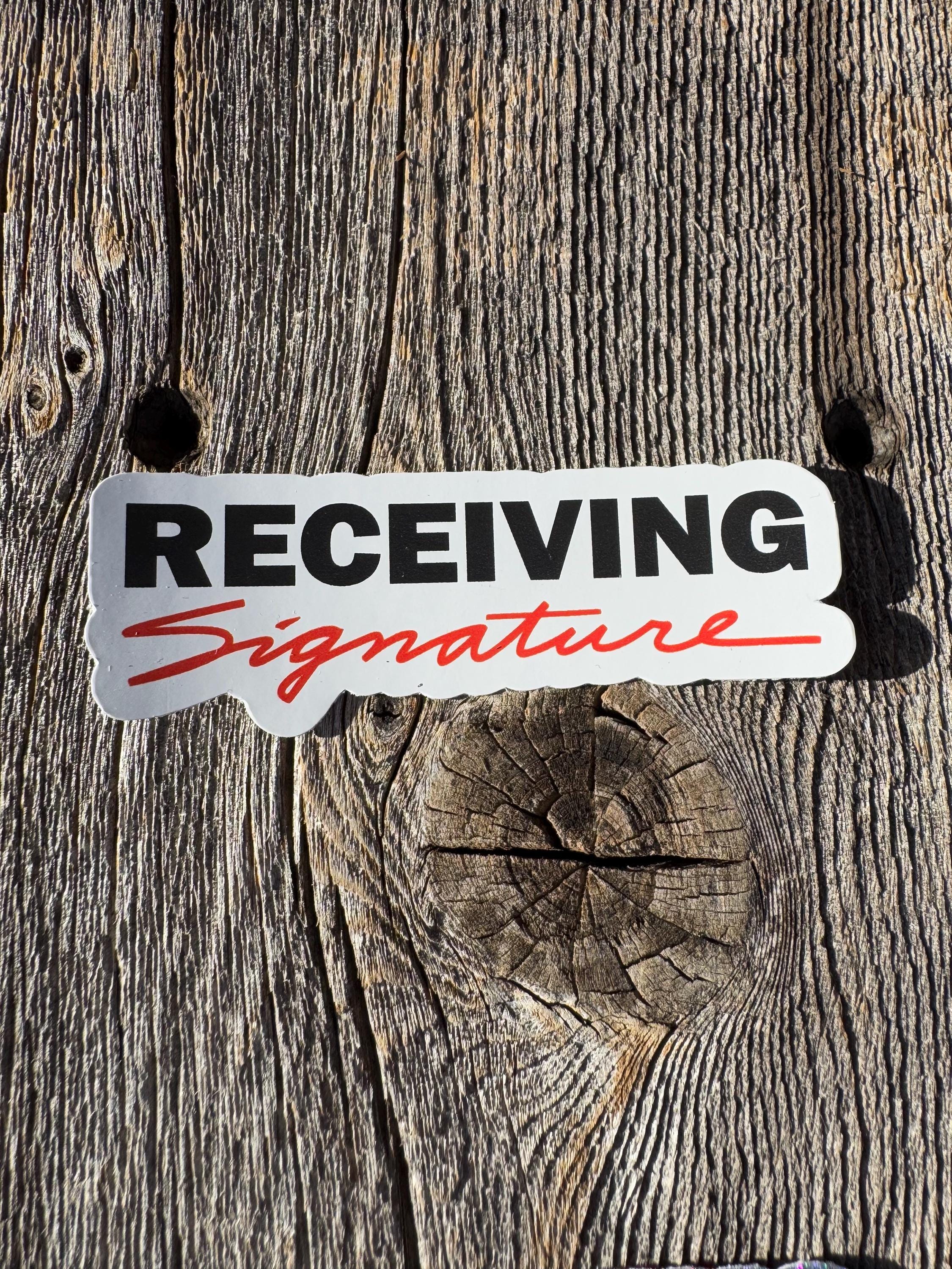 Receiving Unit Sticker Costco Sticker, Receiving Signature Water Bottle Sticker, Funny Sticker ...