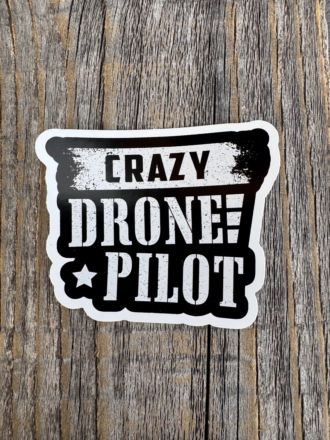 Crazy Drone Pilot Sticker – Funny Drone Racing Vinyl Decal - Etsy