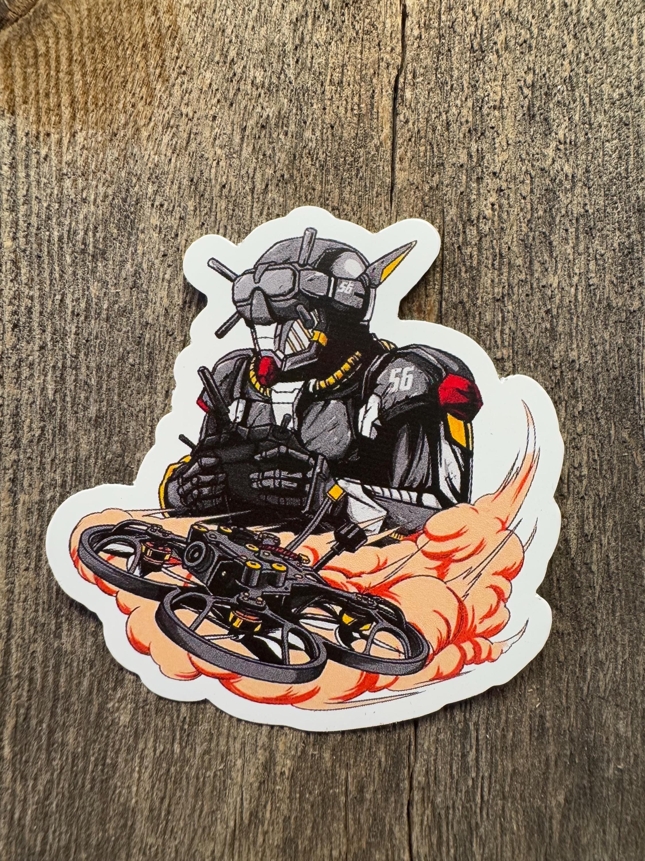 FPV Drone Sticker Pack. Pack of 10 Stickers. Drone Decals. Waterbottle ...
