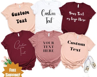 Personalized T-shirt, Custom T-Shirts, Custom Shirt, Personalized Shirt, Custom Shirt Printing, Custom Shirt for Women, Custom Shirt for Men