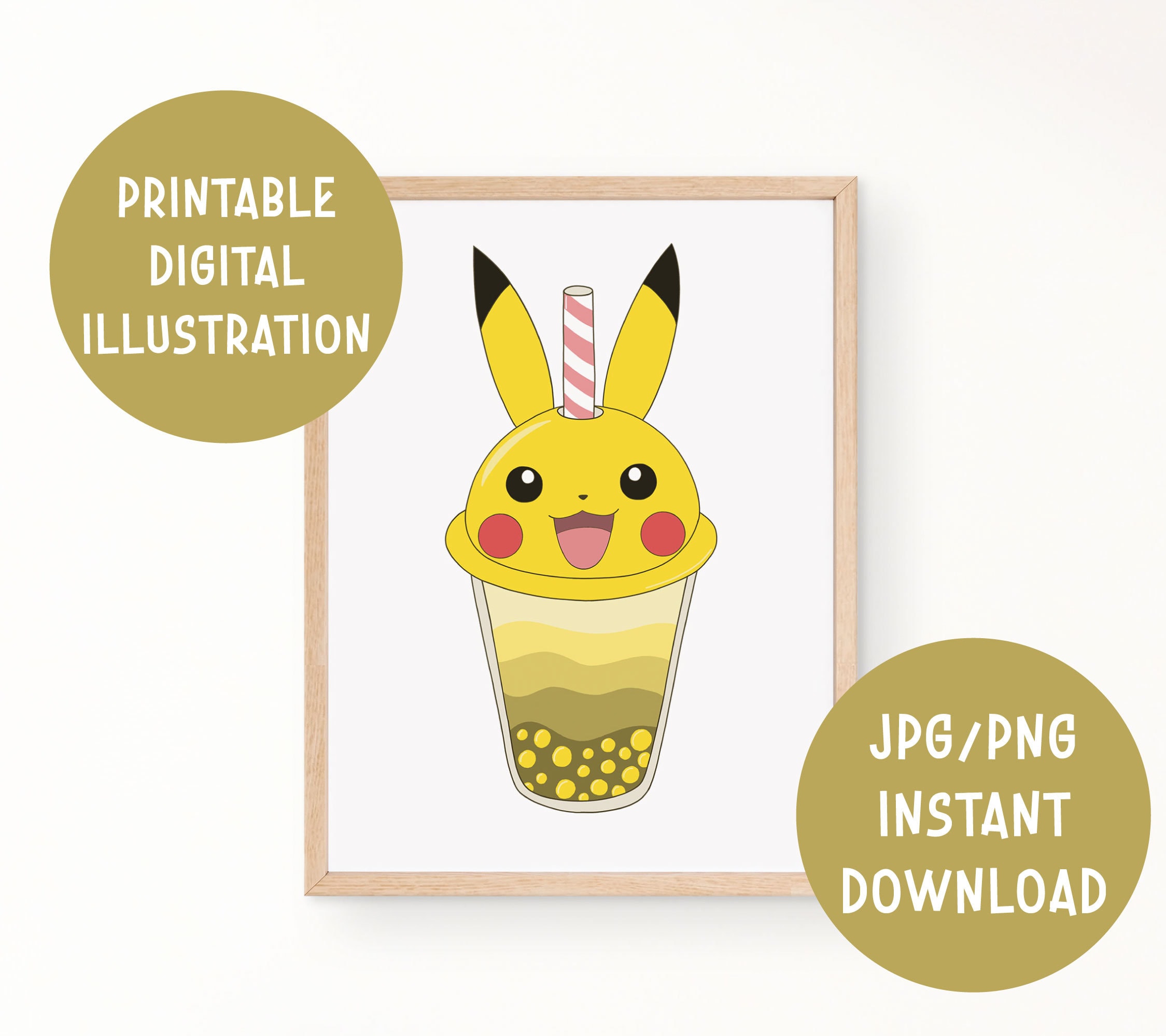 Pikachu bubble tea sweater hotsell