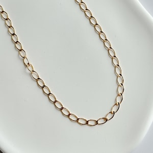 18K Gold Plated Chain Choker Adjustable | Dainty Layering Necklaces for Everyday Wear & Gifts