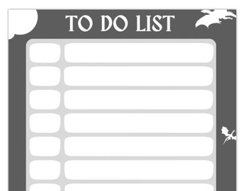Fourth Wing To Do List Notepad