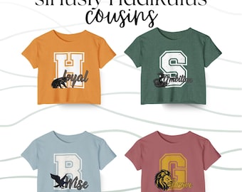 Wizard House Pride Varsity Crop Top Shirt