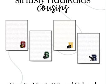 Wizarding House Pride Notepad Collection
